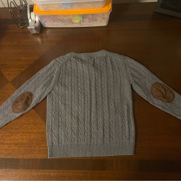 Janie and Jack Charcoal Cable Knit Sweater - Picture 2 of 6